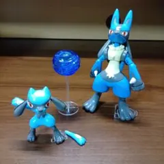 ポケプラ　ポケモンプラモコレクション　リオル＆ルカリオ