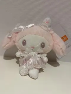 マイメロディ 白いちごのティータイム マスコットキーホルダー