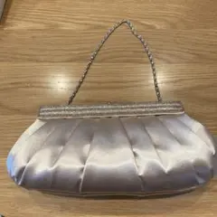 伊勢丹　ライトピンク クラッチバッグ