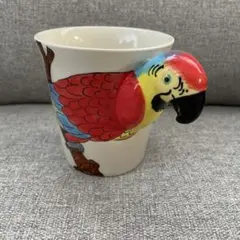 新品 Red Macaw マグカップ オウム 未使用 陶器