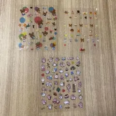 ◎くまのジャッキー カナヘイ シール 3点セット