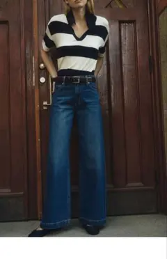 h&m ワイドハイデニム