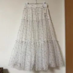 GU チュールスカート by rokh オフホワイト S