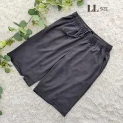 美品❗️ウエストゴム❗️【CLOSSHIクロッシー】ブラックハーフパンツ LLのサムネイル