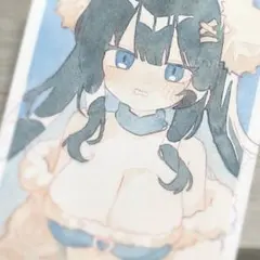 ま*ん様 【一点物】水彩手描きアナログイラスト オリジナル 【原画】