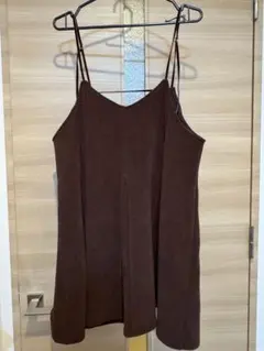 KBF モールリブミニキャミワンピース