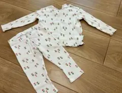 H&M チューリップ柄　セットアップ　90cm