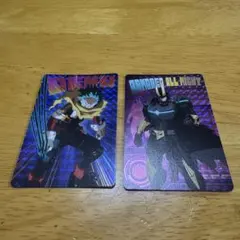 デクとオールマイト アートカードセット ヒロアカチップスカード