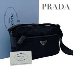 【極美品】プラダ　ナイロン　三角ロゴ　ショルダーバッグ　カメラバッグ　6089