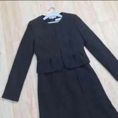 しまむら　フォーマルワンピース　礼服　ブラック