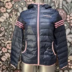【中古】adidas フード付きライトダウンジャケット