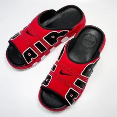 NIKE モアアップテンポ サンダル レッド×ブラック 30cm