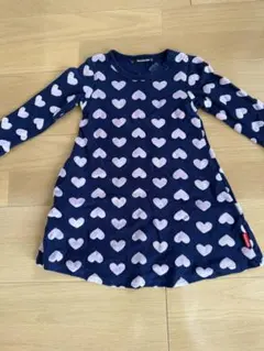 moujonjon ムージョンジョン ハート柄ワンピース 90 新品