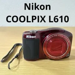 Nikon COOLPIX L610 レッド 単三電池 デジタルカメラ - メルカリ