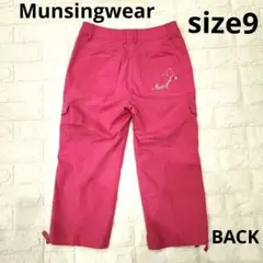 【美品】マンシングウェア　七分丈パンツ　ピンク　ゴルフウェア　M