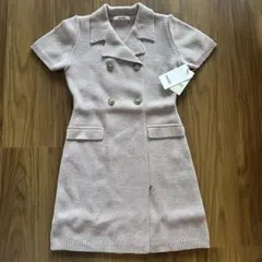 SNIDEL トレンチニットミニワンピース