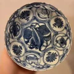 染付 宝尽くし文 皿 陶磁器 アンティーク 骨董品 中国 - メルカリ