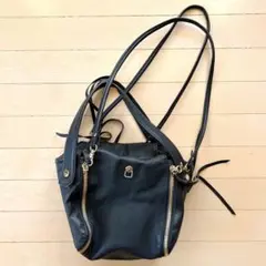 【美品】HASHIBAMI 2WAYショルダーバッグ 羊革 ブラック y2k