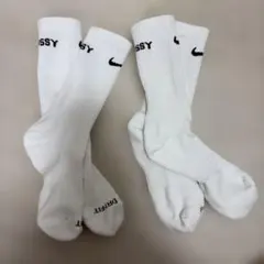 Stussy × Nike Dri-FIT ホワイトソックス 2足23-25cmのサムネイル