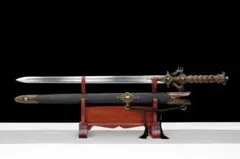 西洋剣両手剣騎士剣 日本刀 模造刀 居合刀 武士道 武蔵 鑑賞用 手鍛造