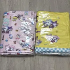 ちいかわ×サンリオキャラクターズ　レジかごバッグ　イエロー　ピンク