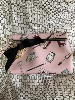 未使用❣️Victoria's Secret コスメ柄 ポーチ ピンクのサムネイル