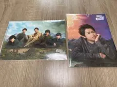 嵐を旅する展示会グッズ　A5クリアファイル2点セット（集合、大野智）