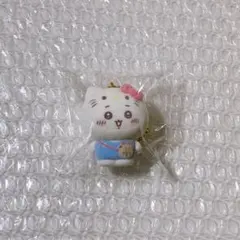 ちいかわ サンリオ シークレットフロッキーマスコットチャーム　キティ