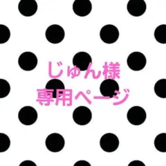 じゅん様専用ページ