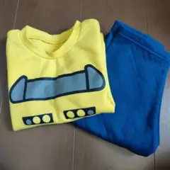 ドクターイエロー　長袖パジャマ　90