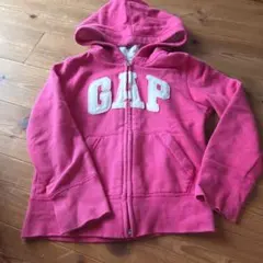 GAP キッズ ジップアップパーカー ピンク