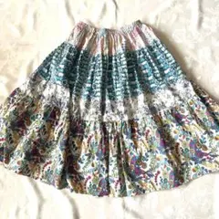 美品］ZIMMERMANNトロピカル柄 フレアスカート - メルカリ
