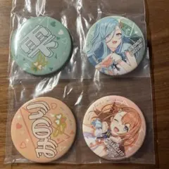 プロセカ セガラッキーくじ　日野森雫　花里みのり　缶バッジセット