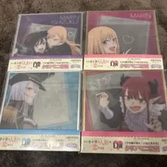 アニプレくじ　その着せ替え人形は恋をする　D賞クリアミニ色紙4種セット