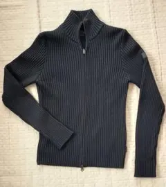 ジップアップニット