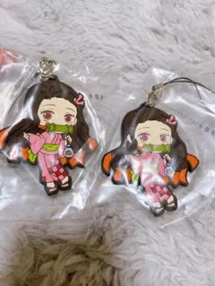 鬼滅の刃　無限城映画　一番くじ　ラバスト　ラバーストラップ　竈門ねずこ　浴衣姿