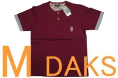 処分ダックス DAKS男性用ヘンリーネックTシャツ（M）№987新品69％OFFのサムネイル