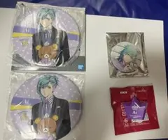 うたプリ　QUARTET★NIGHT  美風藍　缶バッジ、リングライトセット