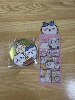 ちいかわ ハチワレ うさぎ しおり 缶バッジ