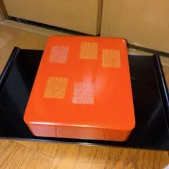 高級漆器 若狭塗 箱 漆器 文箱 赤と黒 金模様 箱付き - メルカリ