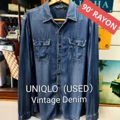 UNIQLO ビンテージデニムシャツ USED