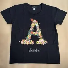 [Alexandros] フラワーロゴ Tシャツ ブラック