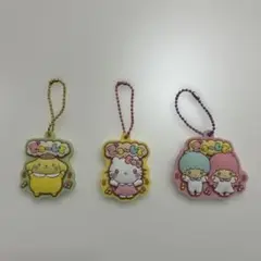 サンリオ　キティちゃん　キキララ　ポムポムプリン　キーホルダー　3点セット