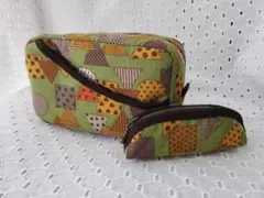 ファスナーポーチ　２個セット