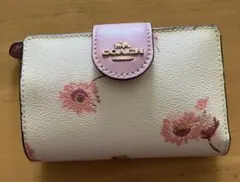 ☆美品COACH花柄二つ折り財布 ★お値下げ致しました★