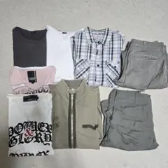 【中古】AVIREX アビレックス Tシャツ ズボン など8着のサムネイル