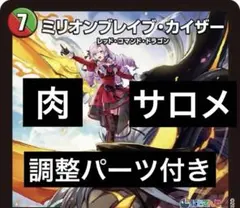 【ニクジール4積】デュエマ　赤単サロメ　調整パーツ付き