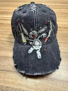 MARTINE ROSE　25SS roll black刺繍 キャップ MARTINE ROSE 刺繍 キャップ - メルカリ