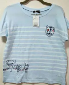 【未着用】ポンポネットジュニア 半袖 Tシャツ pom ponette ナルミヤ