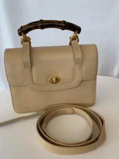 グッチ　オールドグッチ　バンブー　2wayハンドバッグ
